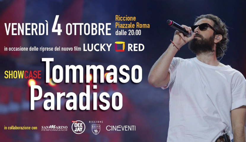 show case tommaso paradiso a riccione